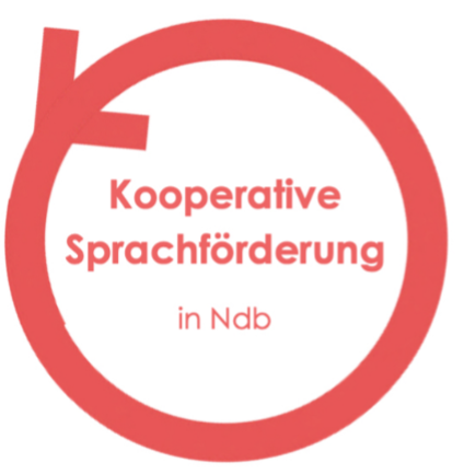 Kooperative Sprachförderung Logo in Niederbayern auf Weiß